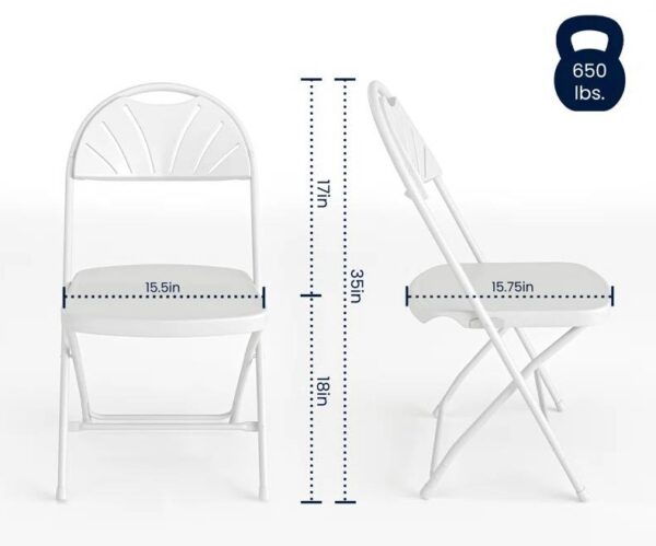 Foldable Fanback Chairs - Image 5